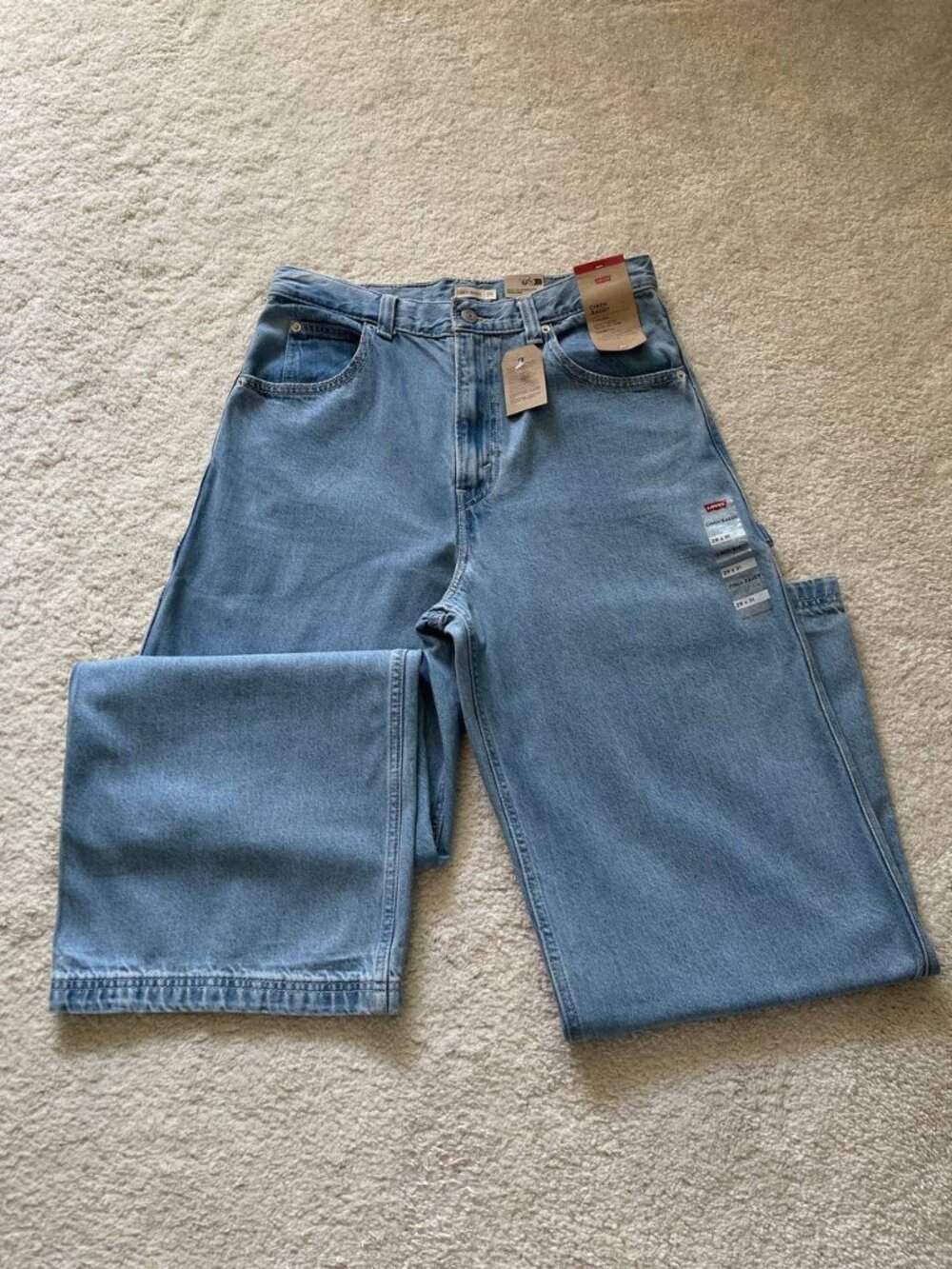 NWT Levi's Cinch Baggy High Rise Cargo Women's Jeans Size 29/31